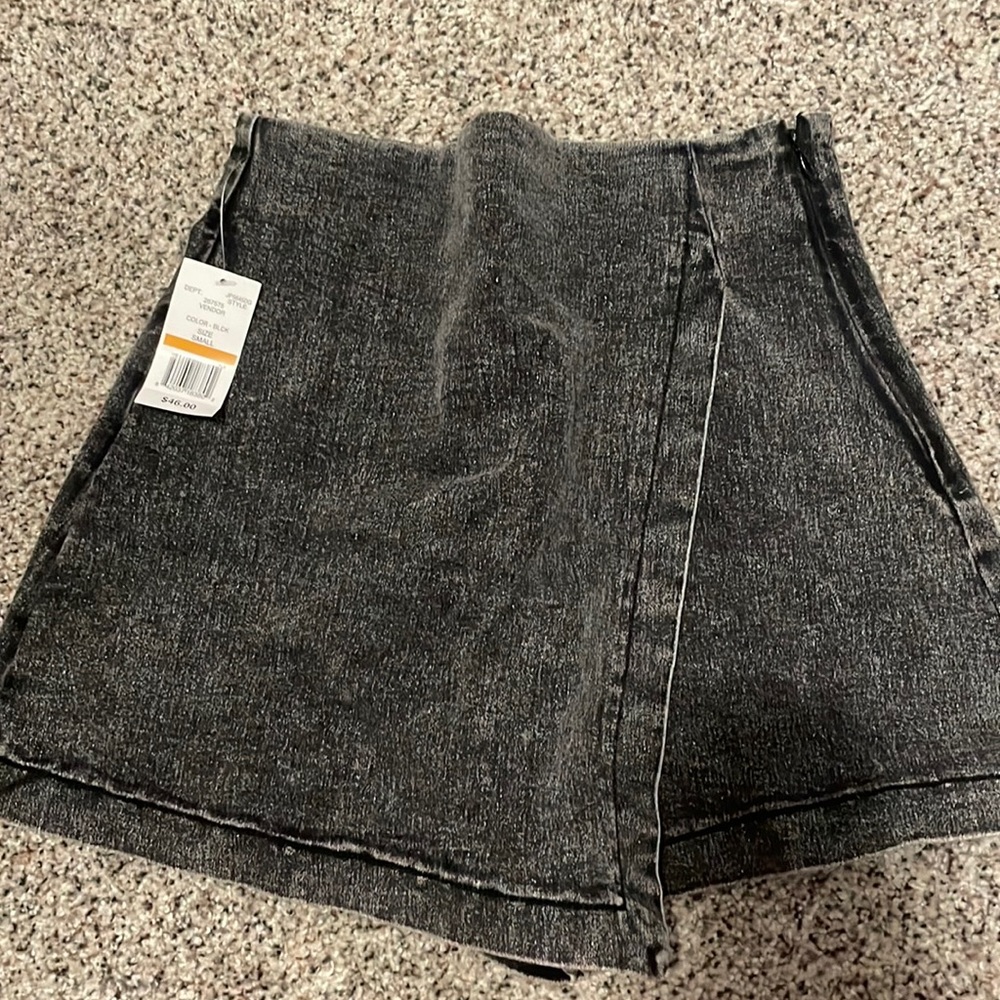 brand new jean skort